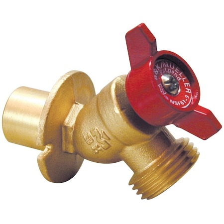 Proline 1/2 In. x 3/4 In. MHT Quartermaster Brass Cast Iron Sillcock 108-553HN